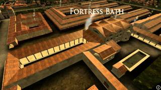 Animation of ancient Roman Fort in Caerleon Wales [upl. by Ettevy307]