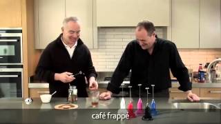 How to make a frappé coffee using an aerolatte milk frother [upl. by Marquardt]