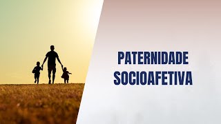 Paternidade socioafetiva [upl. by Cahan287]