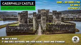 Caerphilly Castle  The Largest in Wales 2nd in Britain [upl. by Nilloc]