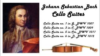 Johann Sebastian Bach  Cello suites in 432 Hz great for reading or studying [upl. by Ahsa]